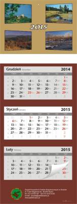 ZESPOL KARPACKICH PARKOW KRAJOBRAZOWYCH kalendarz 2015 totalny full